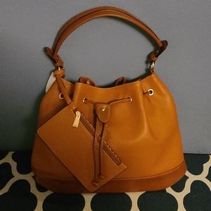 Drawstring Pocketbook with Clutch